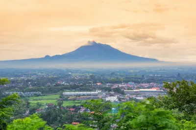 Mount Merapi bei Yogyakarta, Indonesien Rundreise