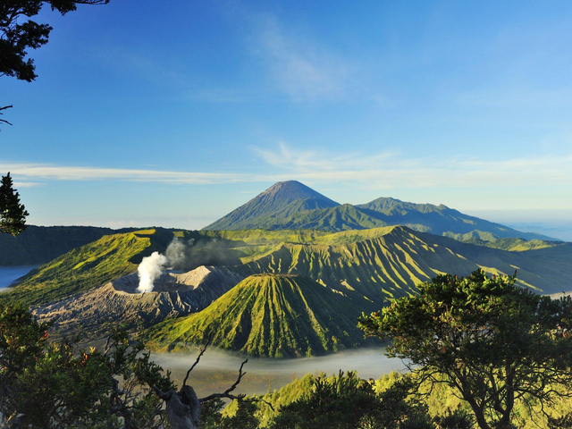 Vulkan Bromo auf Java, Indonesien Rundreise