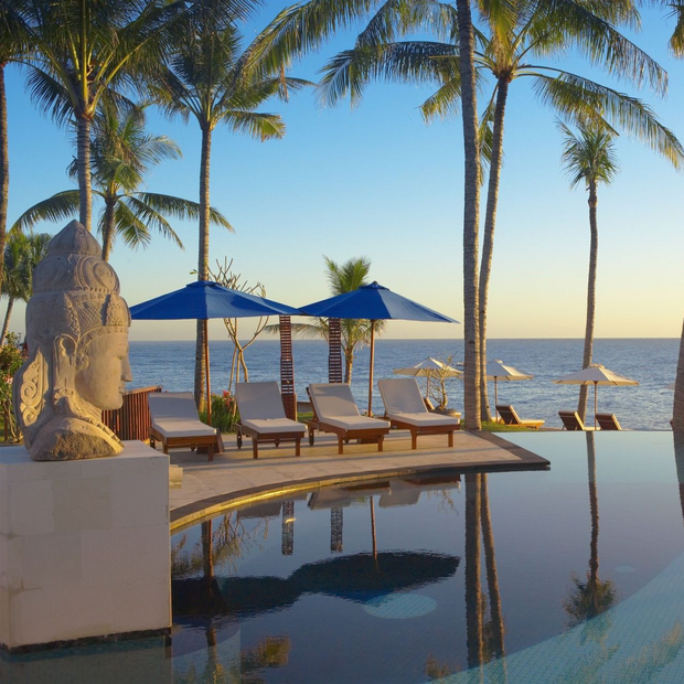 Herzliche Willkommen im Siddharta Dive Resort & Spa, Tulabem, Bali, Indonesien Rundreise