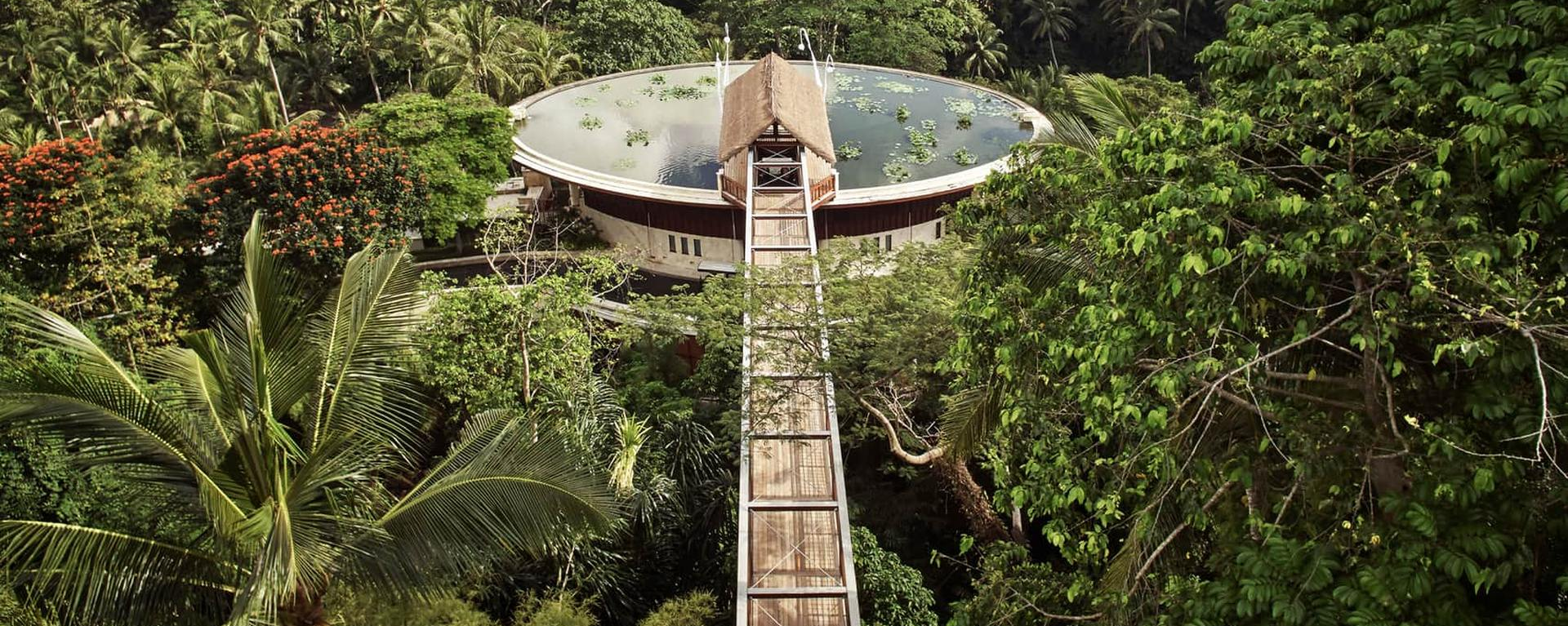 Panoramabild, Four Seasons Bali at Sayan, Ubud, Indonesien Rundreise