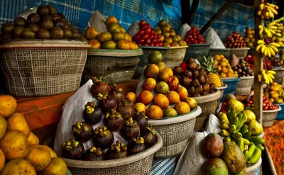 Traditioneller Markt in Ubud, Bali, Indonesien Inselhopping