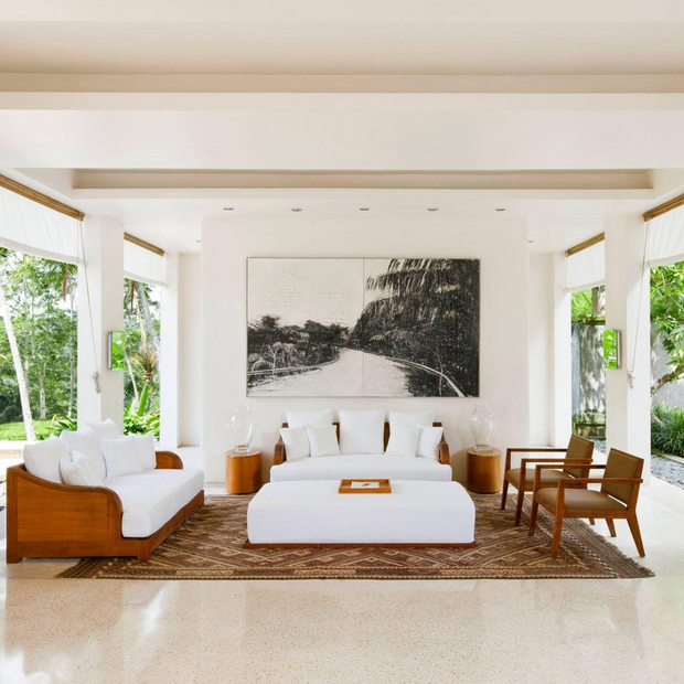 Wohnzimmer, COMO Shambhala Estate, Bali, Indonesien Privatreise