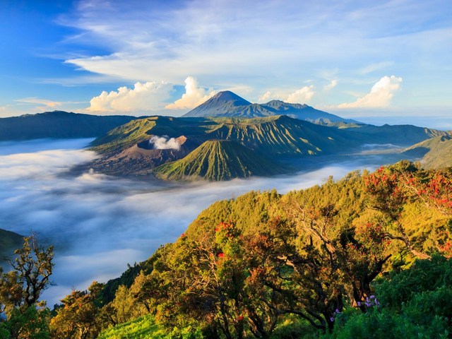 Vulkan Bromo auf Java, Indonesien Rundreisen