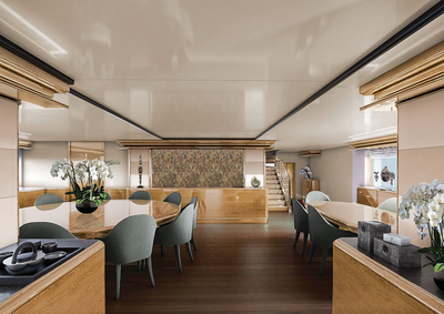 Aqua Blu, Dining Room, Inselhopping, Indonesien Reise