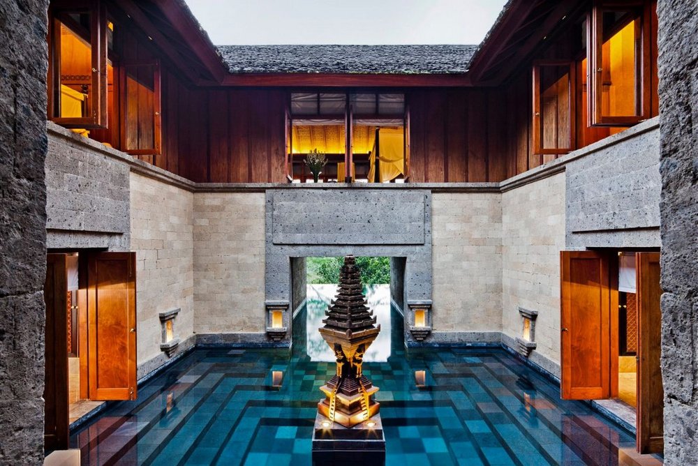 Innenhof, COMO Shambhala Estate, Bali, Indonesien Luxusreise