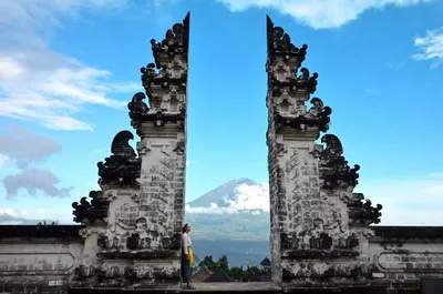 Tempel Pura Lempuyang auf Bali, Indonesien Inselhopping