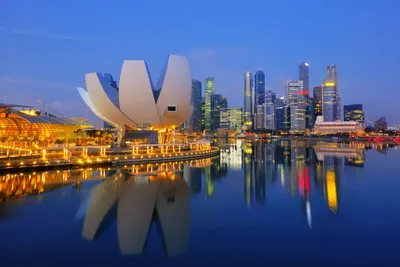 Singapur, River, Rundreise, Skyline