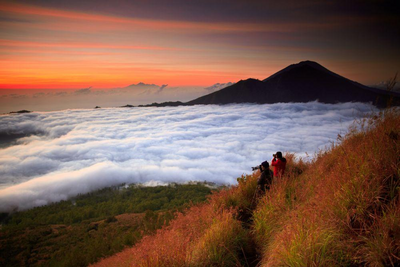 Sonnenaufgang am Vulkan Batur, Indonesien Privatreise, Bali Rundreise 