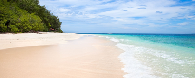 Toller Strand auf den Gili-Islands, Indonesien Rundreise