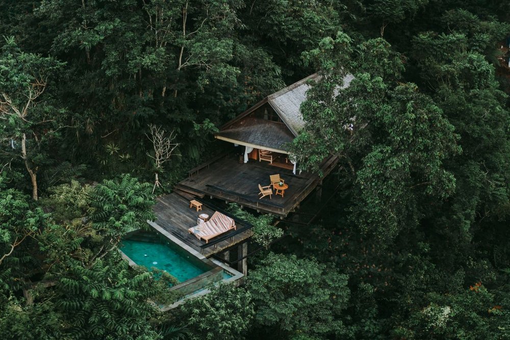 Riverside Jungle Pool, Banyan Tree Buahan, Bali, Indonesien Rundreise